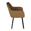 Lot de 2 Chaises rembourrées scandinave-GEMALI