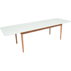 Table à manger extensible style scandinave LIA