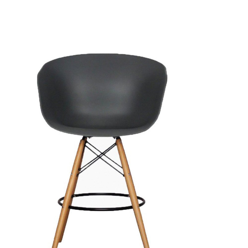 Tabouret de bar design nordique MOND - Couleurs au choix