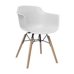Fauteuil salle à manger design scandinave HILGOR