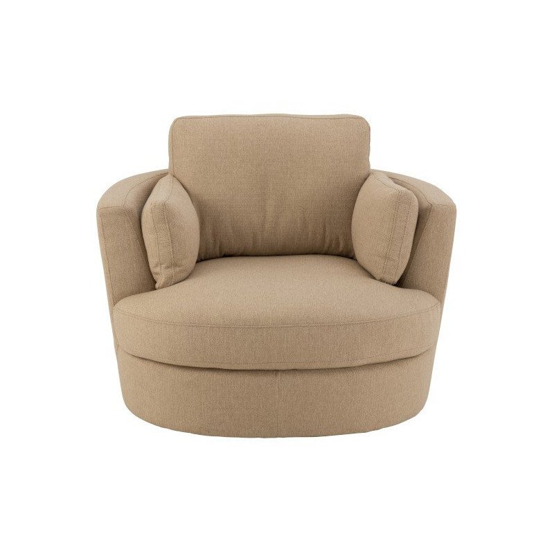 Fauteuil pivotant en tissu FRIPA