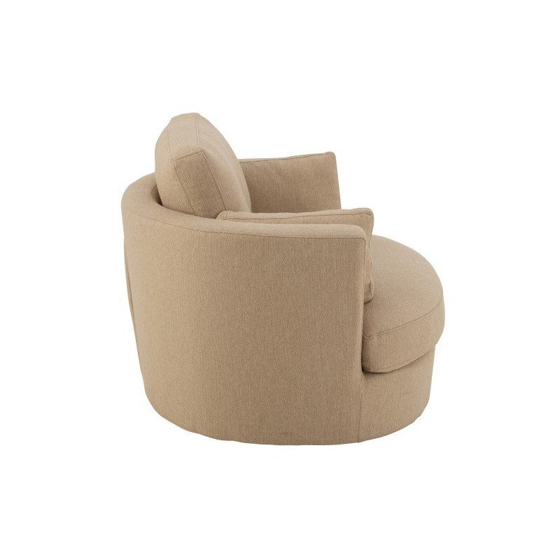 Fauteuil pivotant en tissu FRIPA