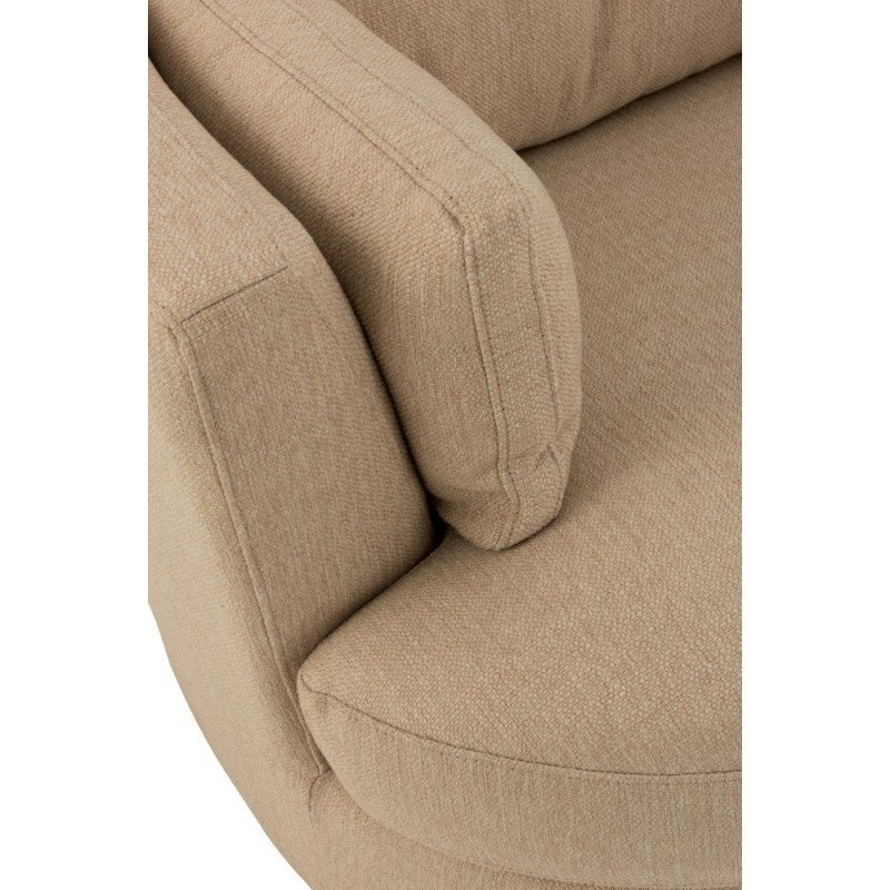 Fauteuil pivotant en tissu FRIPA