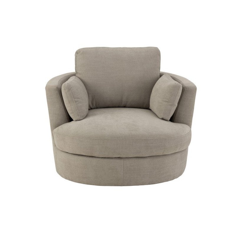 Fauteuil pivotant en tissu FRIPA