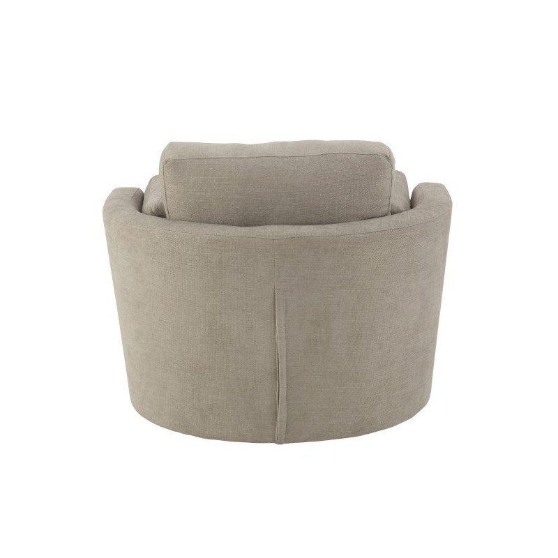 Fauteuil pivotant en tissu FRIPA