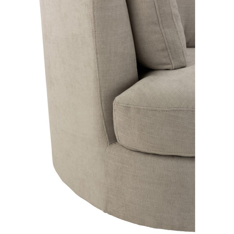 Fauteuil pivotant en tissu FRIPA