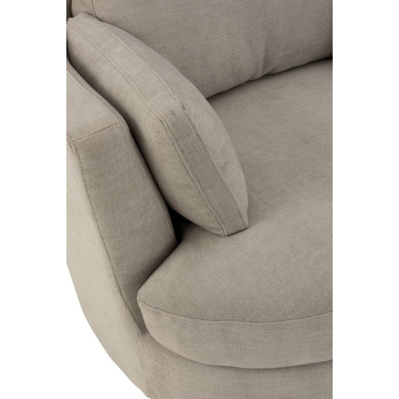 Fauteuil pivotant en tissu FRIPA