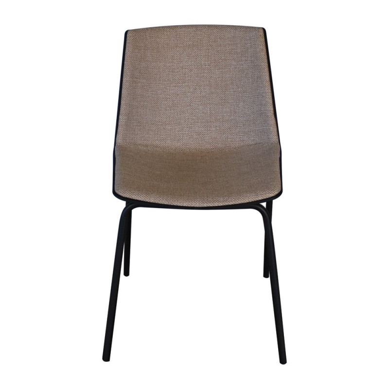 Chaise design bi matières HARONA - COD Furnitures
