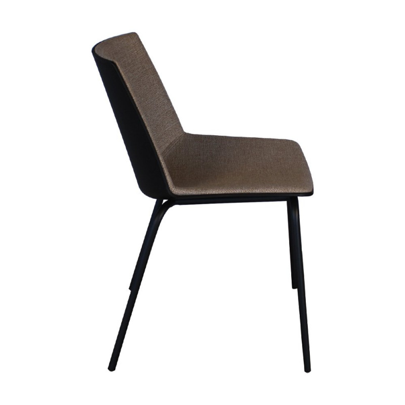 Chaise design bi matières HARONA - COD Furnitures