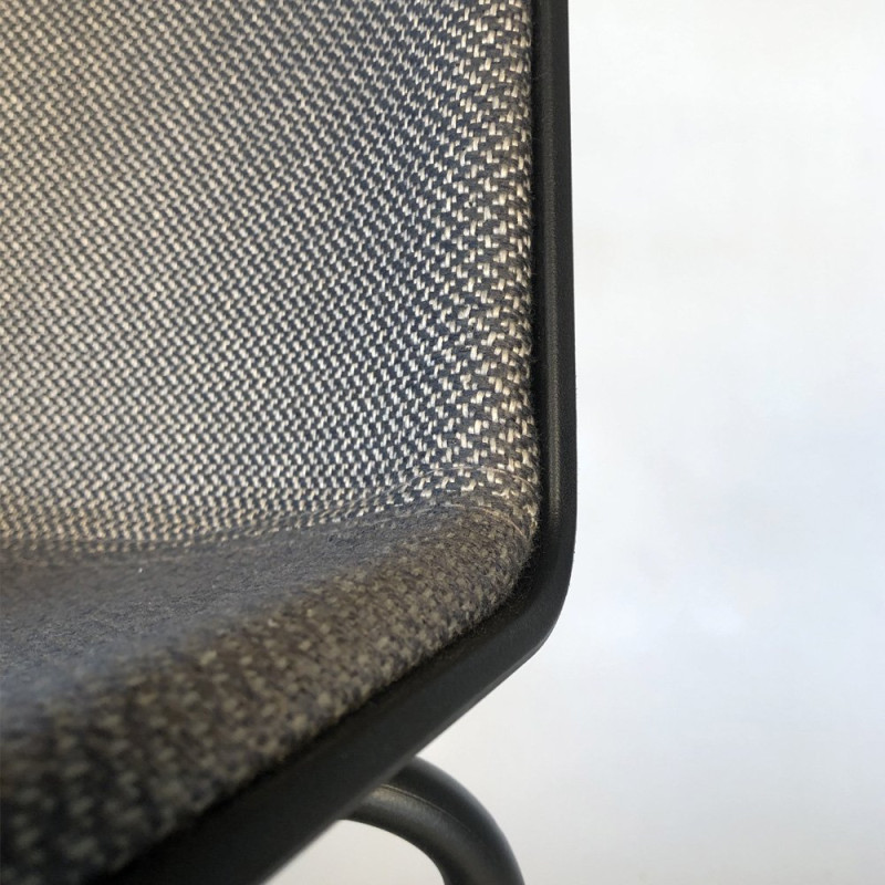 Chaise design bi matières HARONA - COD Furnitures