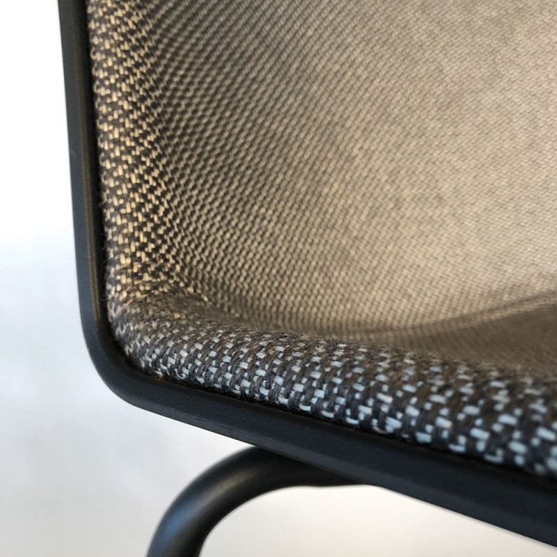 Chaise design bi matières HARONA - COD Furnitures