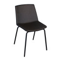 Lot 2 chaises design bi-matières HARONA