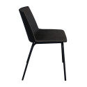 Lot 2 chaises design bi-matières HARONA