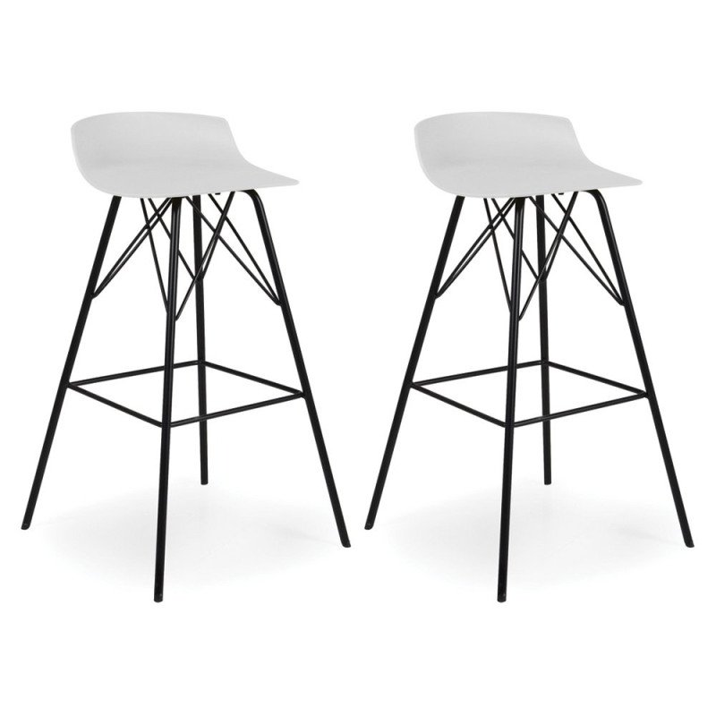 Lot de 2 tabourets de bar- TOREDIO