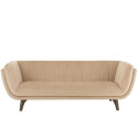 Fauteuil 3 places velours-LINA
