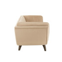 Fauteuil 3 places velours-LINA