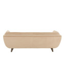 Fauteuil 3 places velours-LINA
