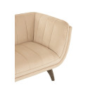 Fauteuil 3 places velours-LINA