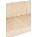 Fauteuil 3 places velours-LINA