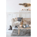 Fauteuil 3 places velours-LINA