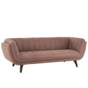 Fauteuil 3 places velours-LINA