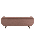 Fauteuil 3 places velours-LINA