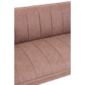 Fauteuil 3 places velours-LINA