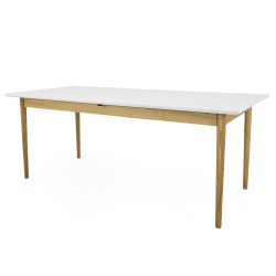 Table à manger extensible 275cm style scandinave SAFIA