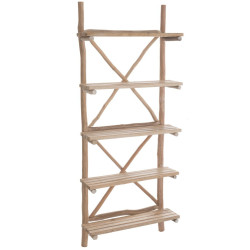 Etagère bohème en bois de chêne FANE