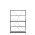 Etagère moderne en bois et métal HUMIO