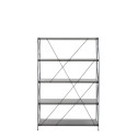 Etagère moderne en bois et métal HUMIO