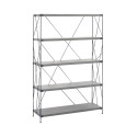 Etagère moderne en bois et métal HUMIO