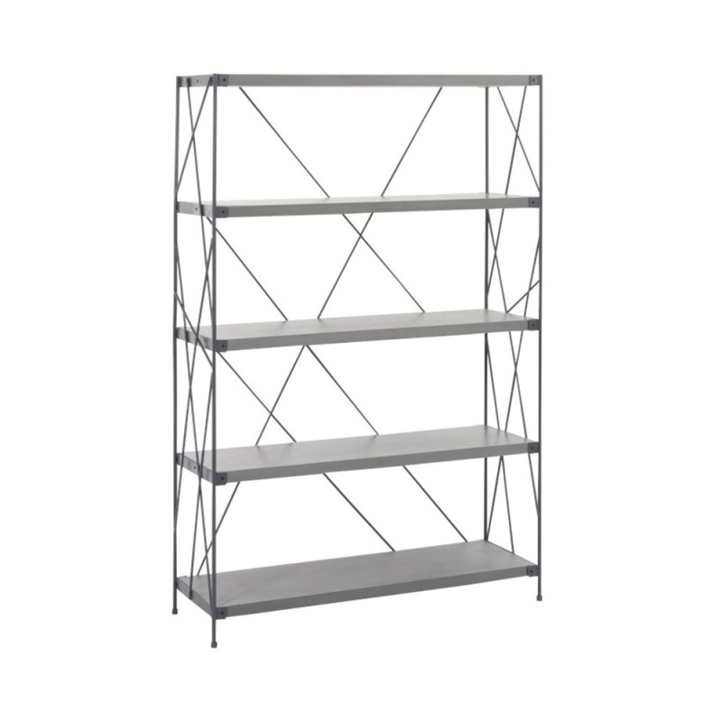 Etagère moderne en bois et métal HUMIO