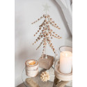 Table d'appoint ronde bois et verre-BOHEMIANE