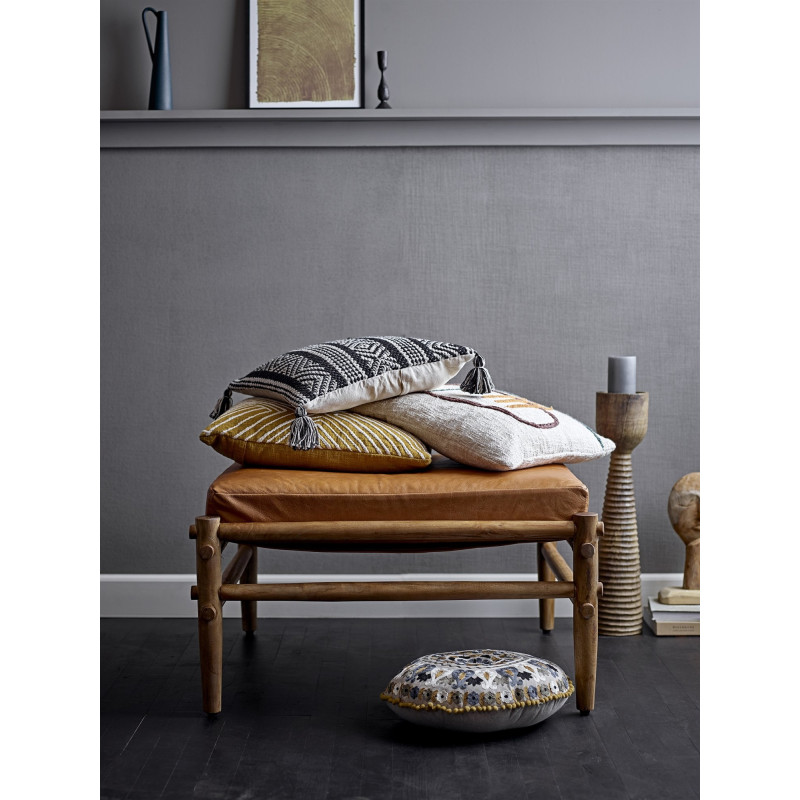 Banc cuir bohème-TIAMA