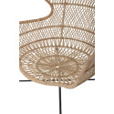 Chaise lounge rotin bohème-GEORGETTE