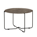 Table d'appoint ronde métal-ADELIE