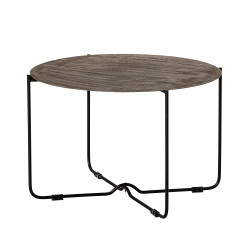 Table d'appoint ronde métal-ADELIE