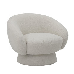 Fauteuil lounge forme arrondie HARRY