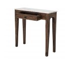 Table d'appoint bois et marbre bohème chic-PROVENCE