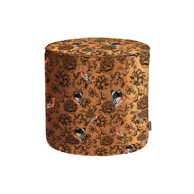 Petit pouf design fleuri SAMPAIO