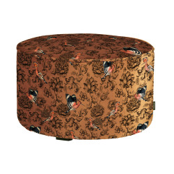 Grand pouf tendance motifs fleuris SAMPAIO