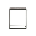 Table d'appoint minimaliste en bois et métal PAULA