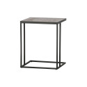 Table d'appoint minimaliste en bois et métal PAULA