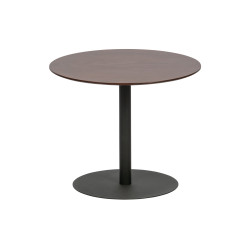 Table basse ronde 48cm plateau bois DONNAK