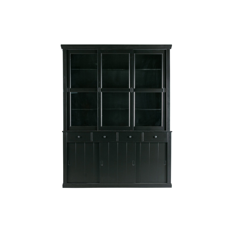 Grand vaisselier vitré en bois ROSS