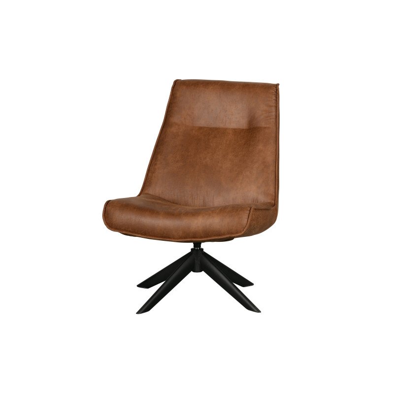 Fauteuil lounge en simili FERNANDO