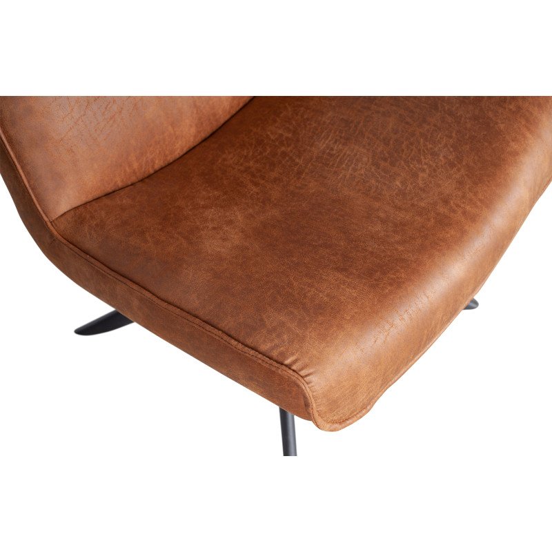 Fauteuil lounge en simili FERNANDO