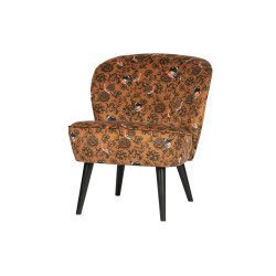 Petit fauteuil en tissu fleuri SAMPAIO