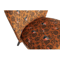 Petit fauteuil en tissu fleuri SAMPIO